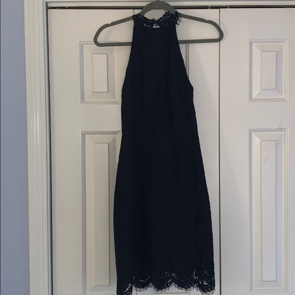 BB Dakota halter lace dress
